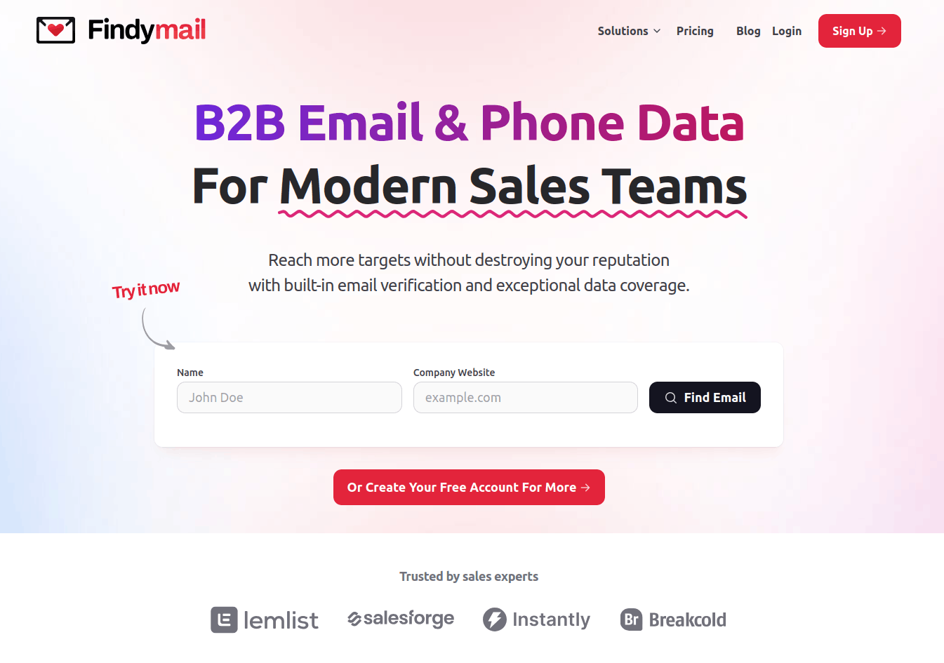 Findymail - The Best Clearbit Alternative