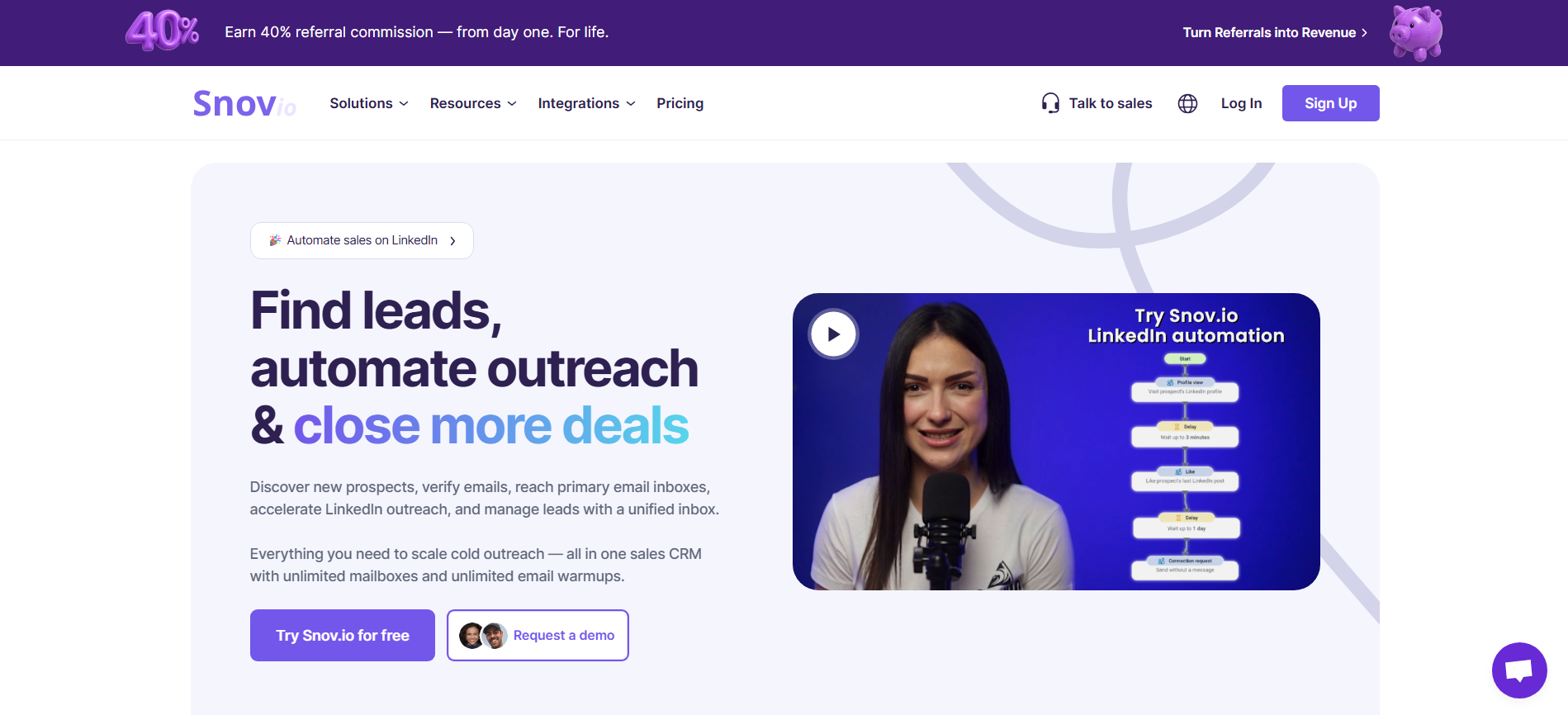 Cold Email Automation, Prospecting, and CRM: Meet Snov.io