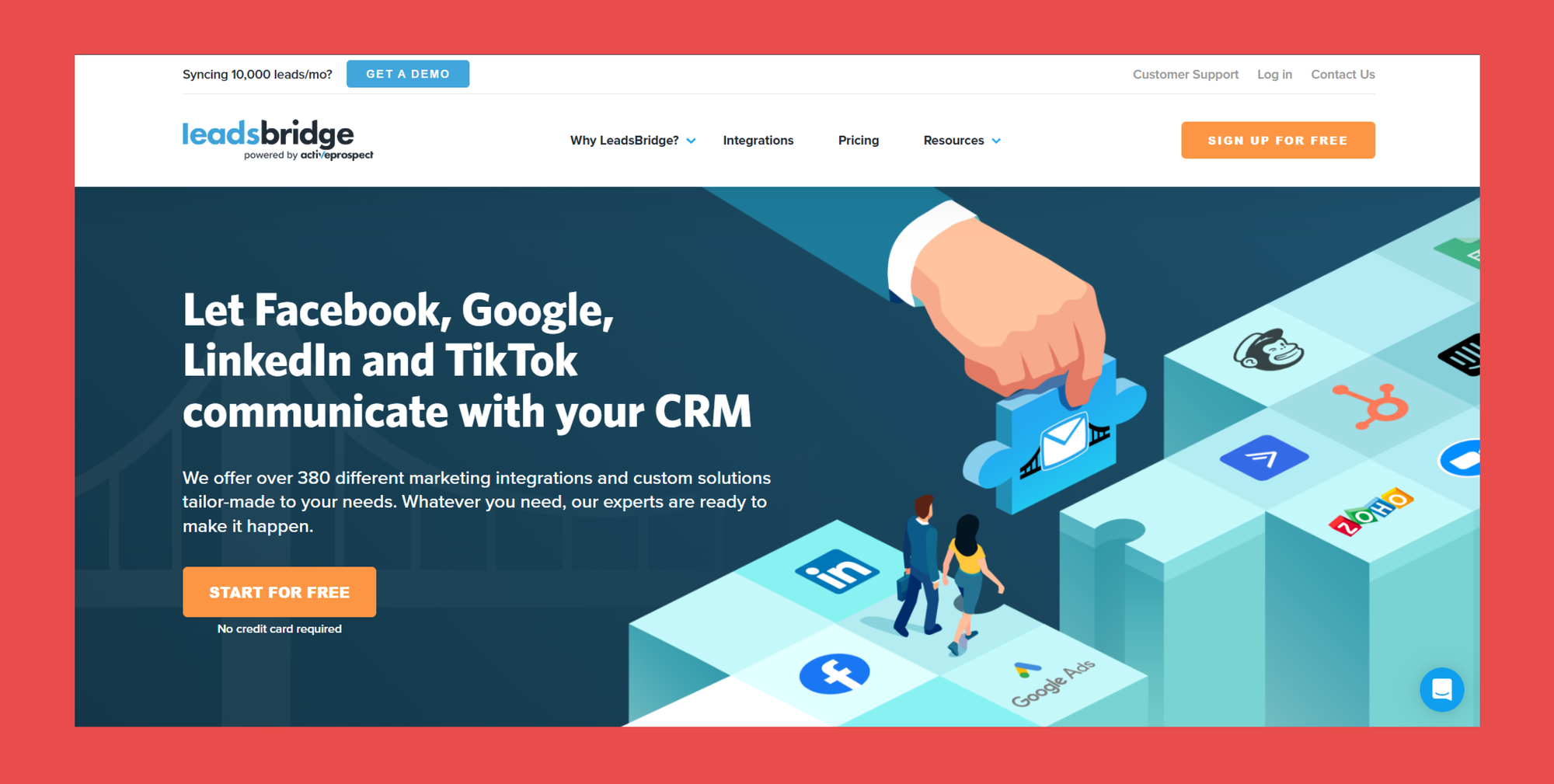 LeadsBridge for Advertising Data Enrichment