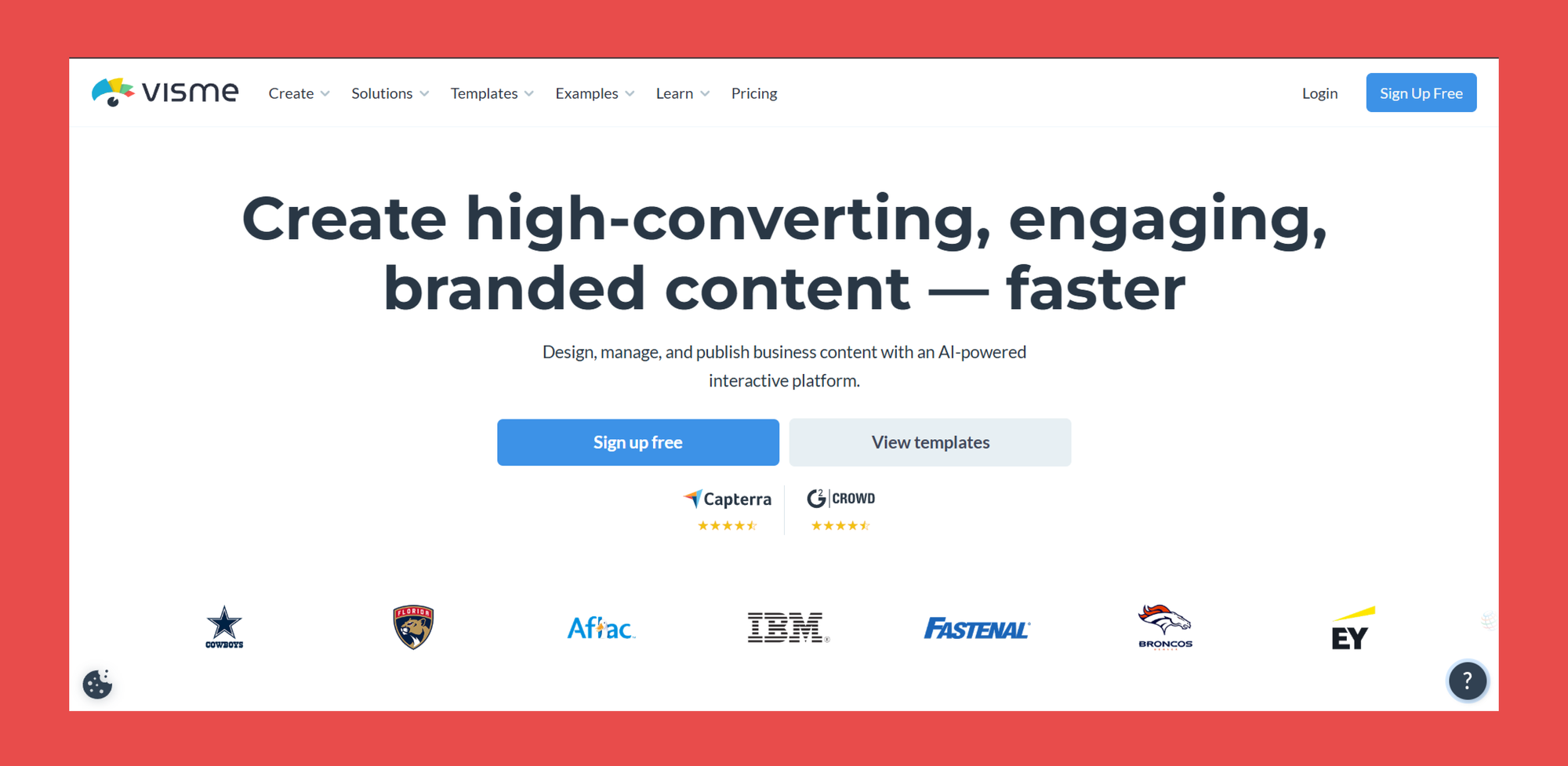 Visme: Best For Visual Content Creation