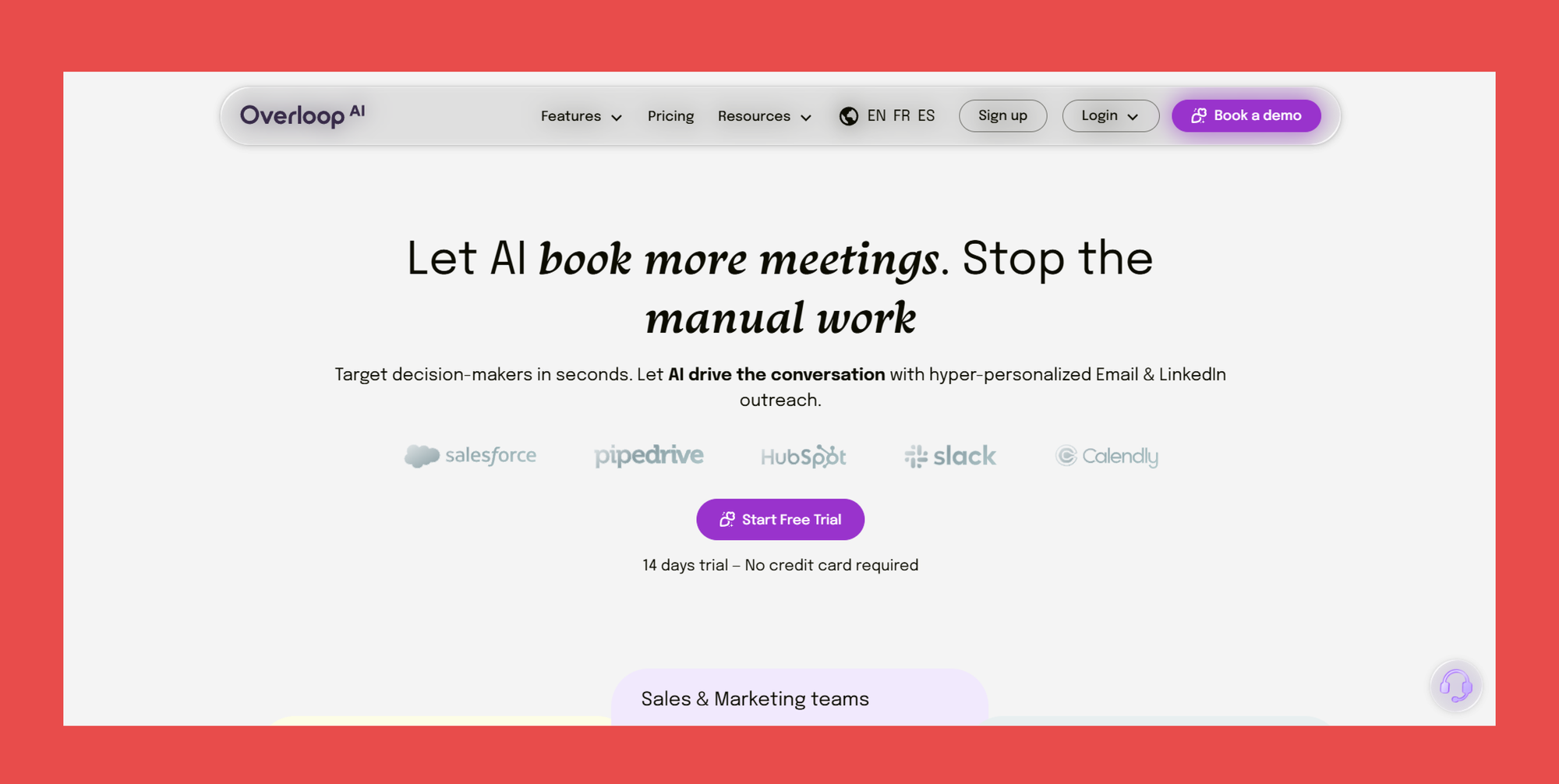 Overloop: Best For Automating Your Entire Sales Process
