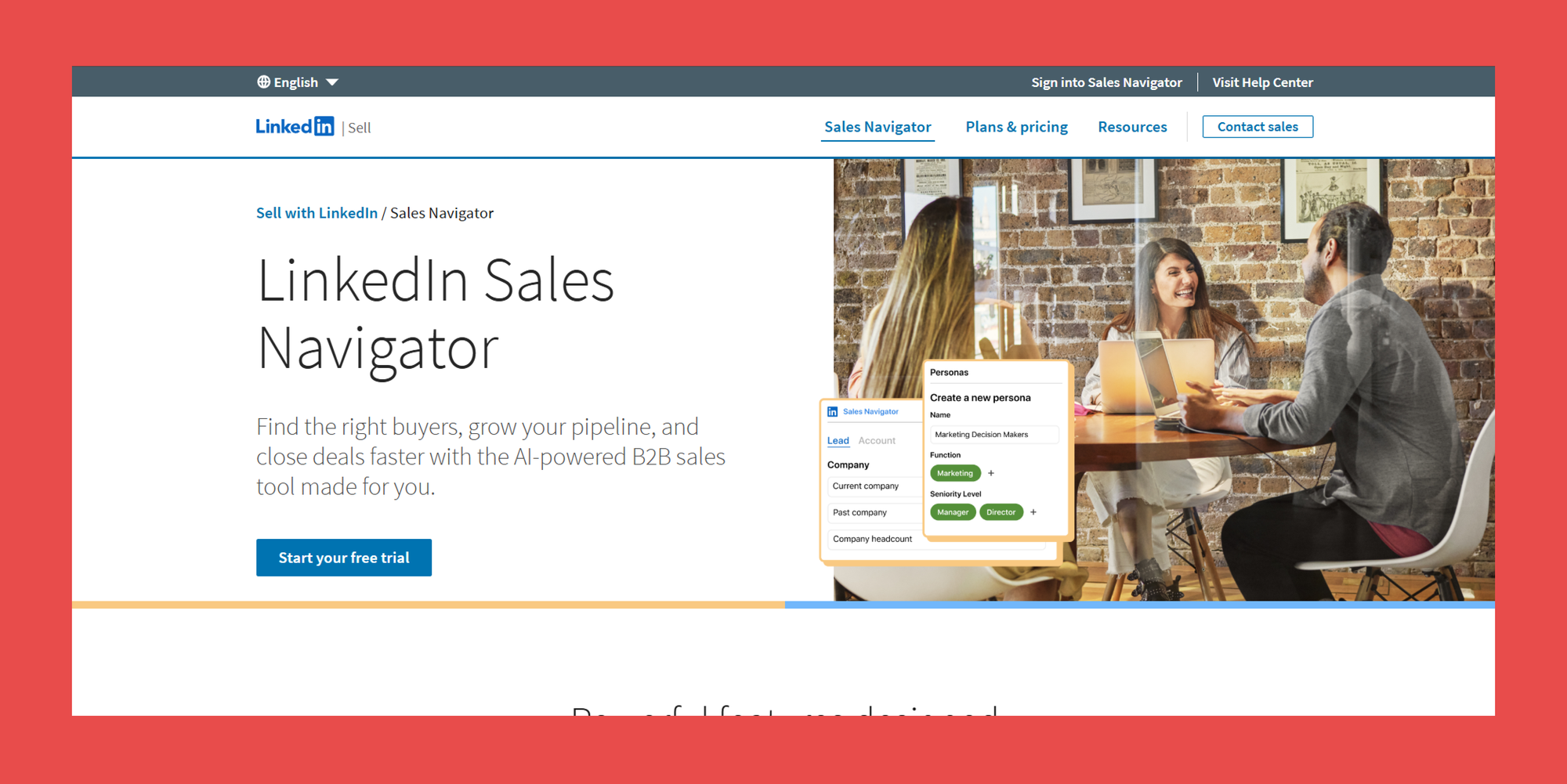 LinkedIn Sales Navigator