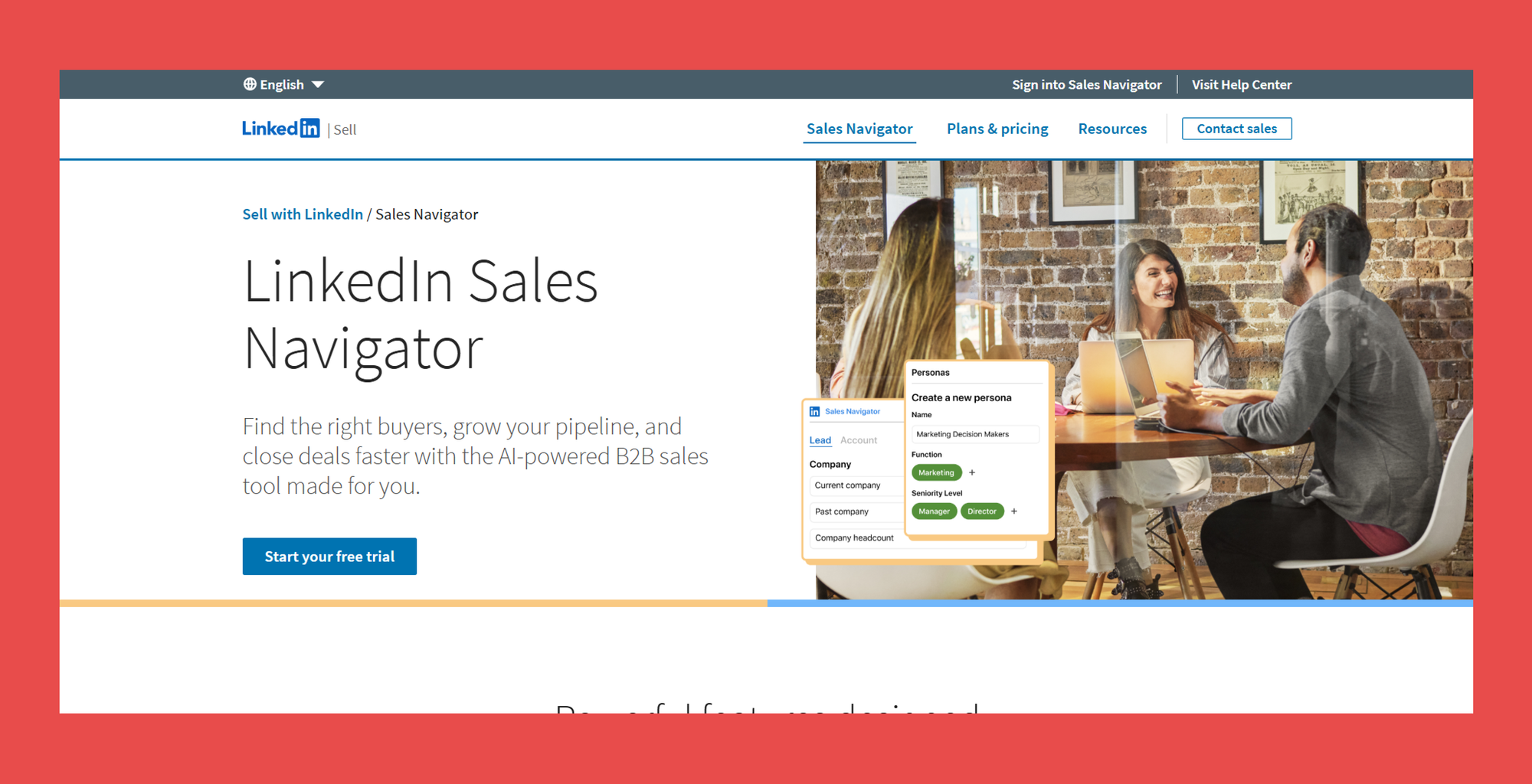 The Classic Choice: LinkedIn Sales Navigator