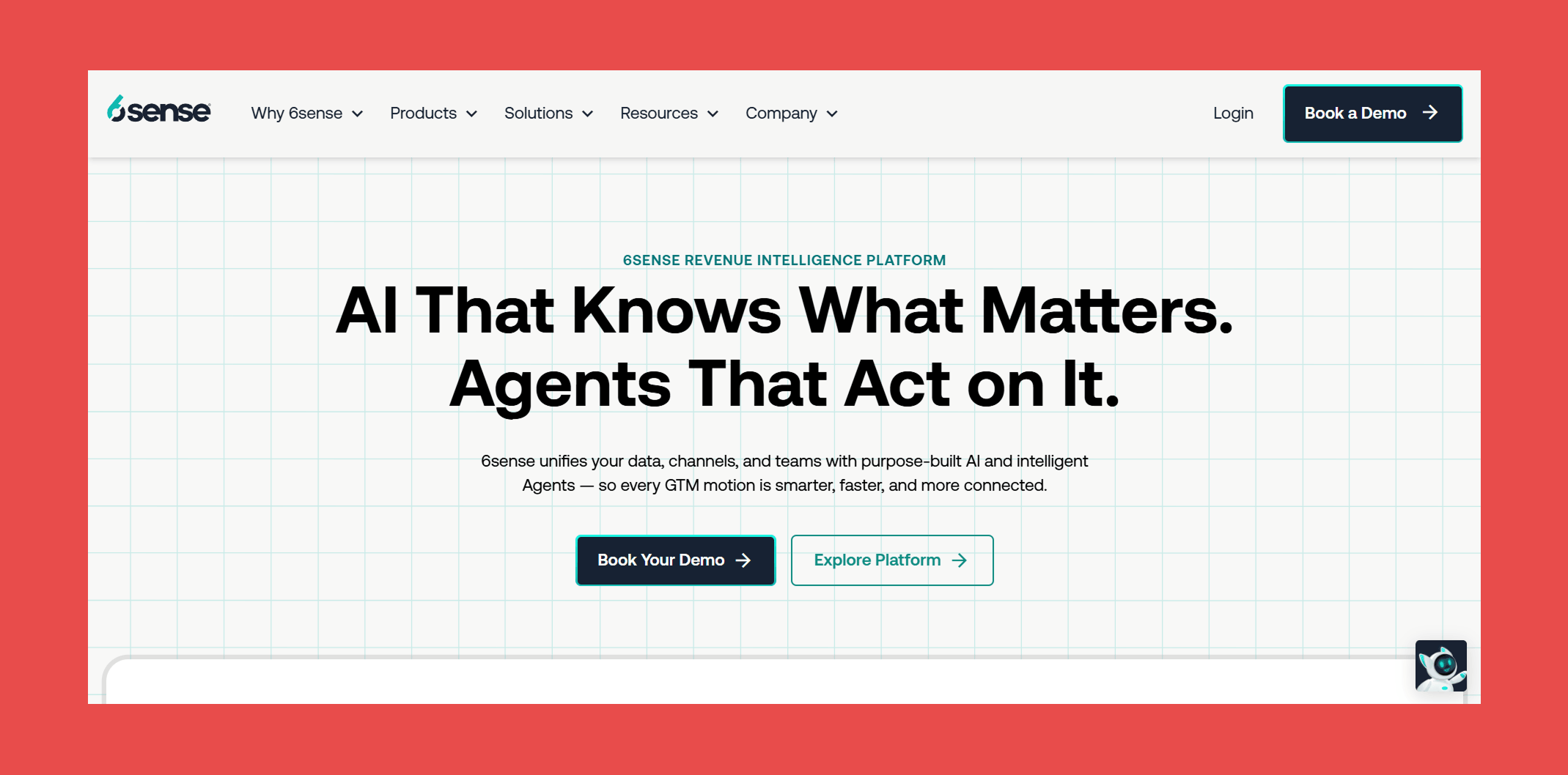 6sense: Best for predictive AI scoring