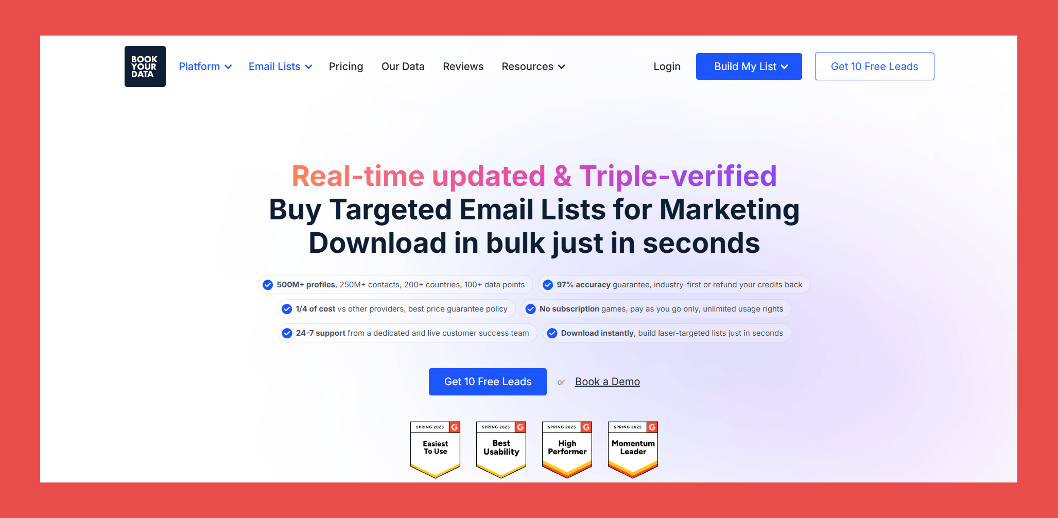 The Best Instant Pay-As-You-Go Database: Bookyourdata