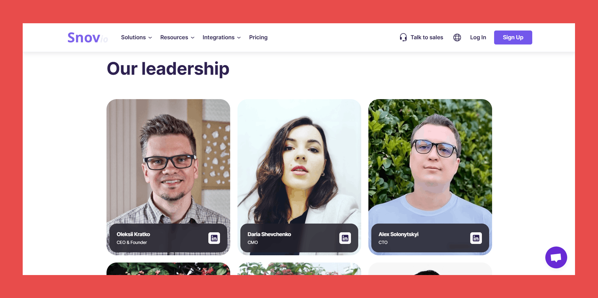 Snov.io About Us Page