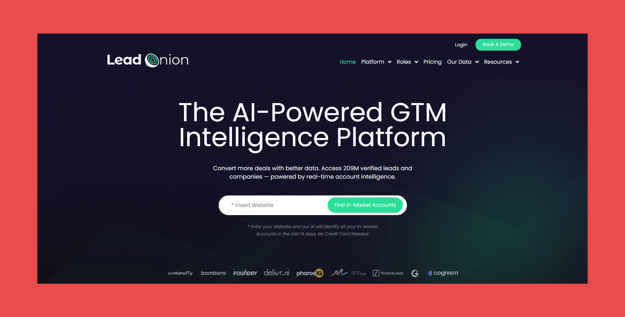 Lead Onion: Best for All-in-One Intent and Outreach