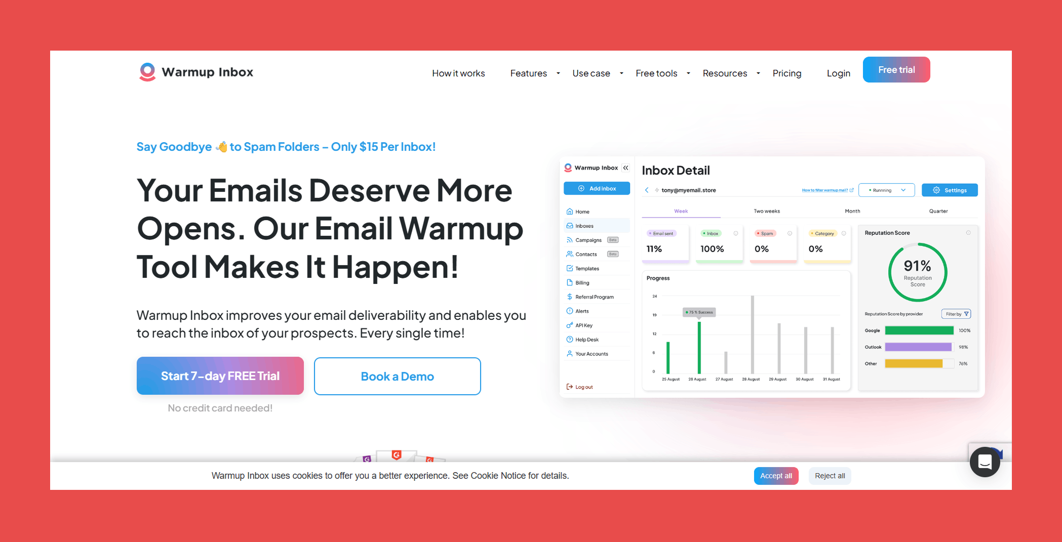 Warmup Inbox to Improve Your Deliverability