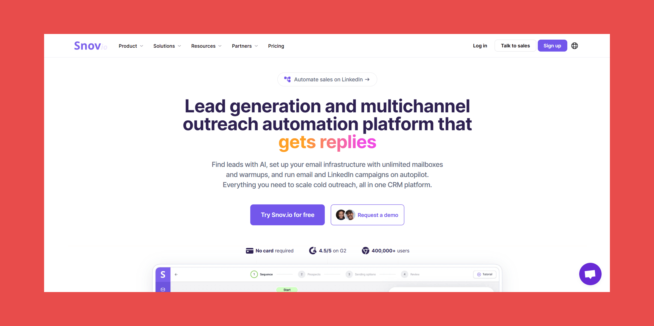 Cold Email Automation, Prospecting, and CRM: Meet Snov.io