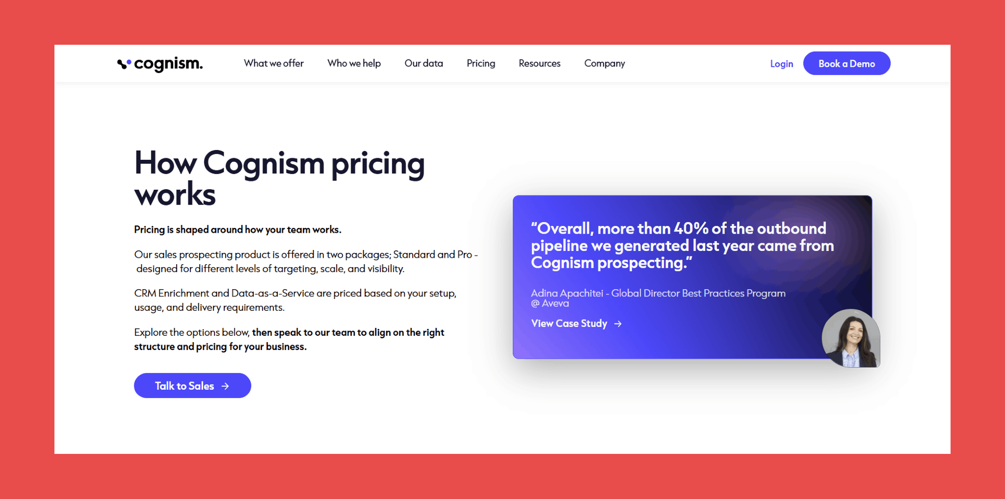Cognism: Best for GDPR-compliant EU outreach
