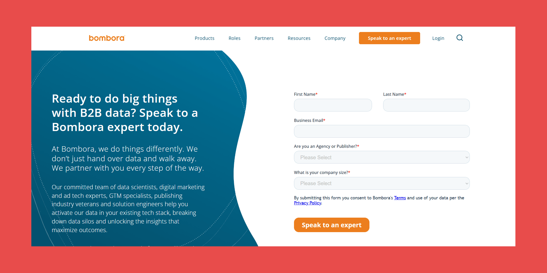 Bombora → Best for: Enterprise teams running sophisticated ABM with third-party intent data