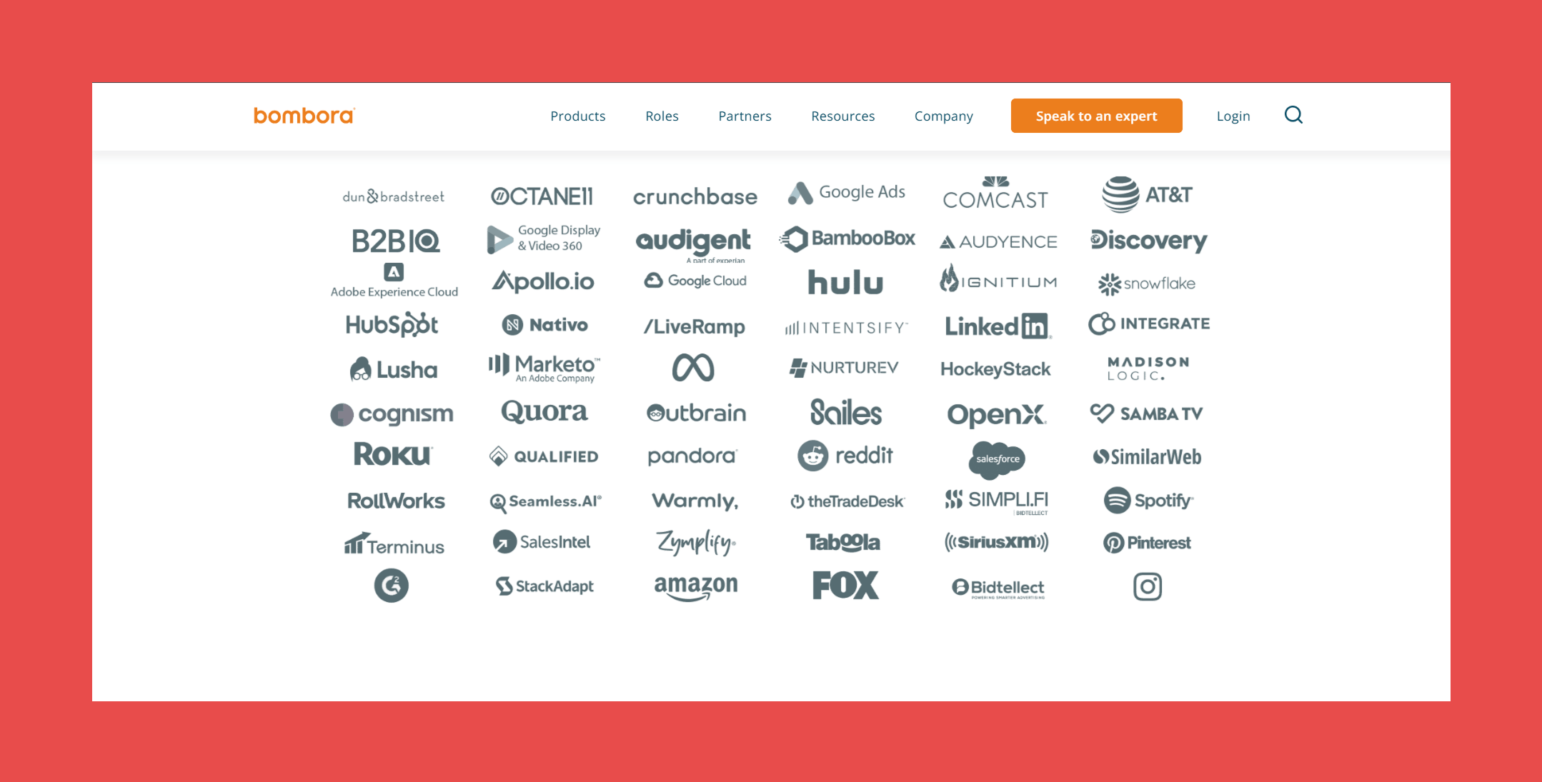 Bombora → Best for: Enterprise teams running sophisticated ABM with third-party intent data