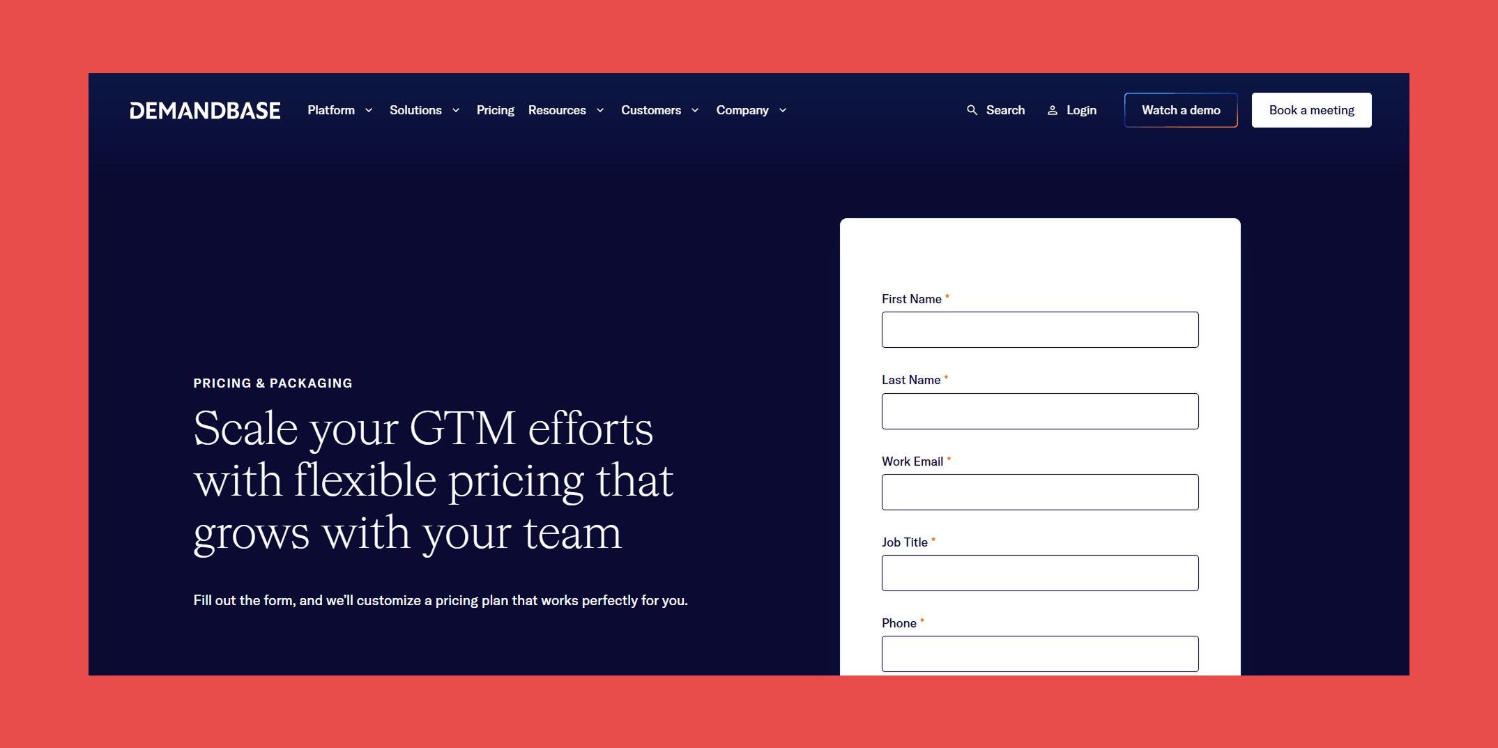 Demandbase → Best for: Account-Based Marketing at Scale