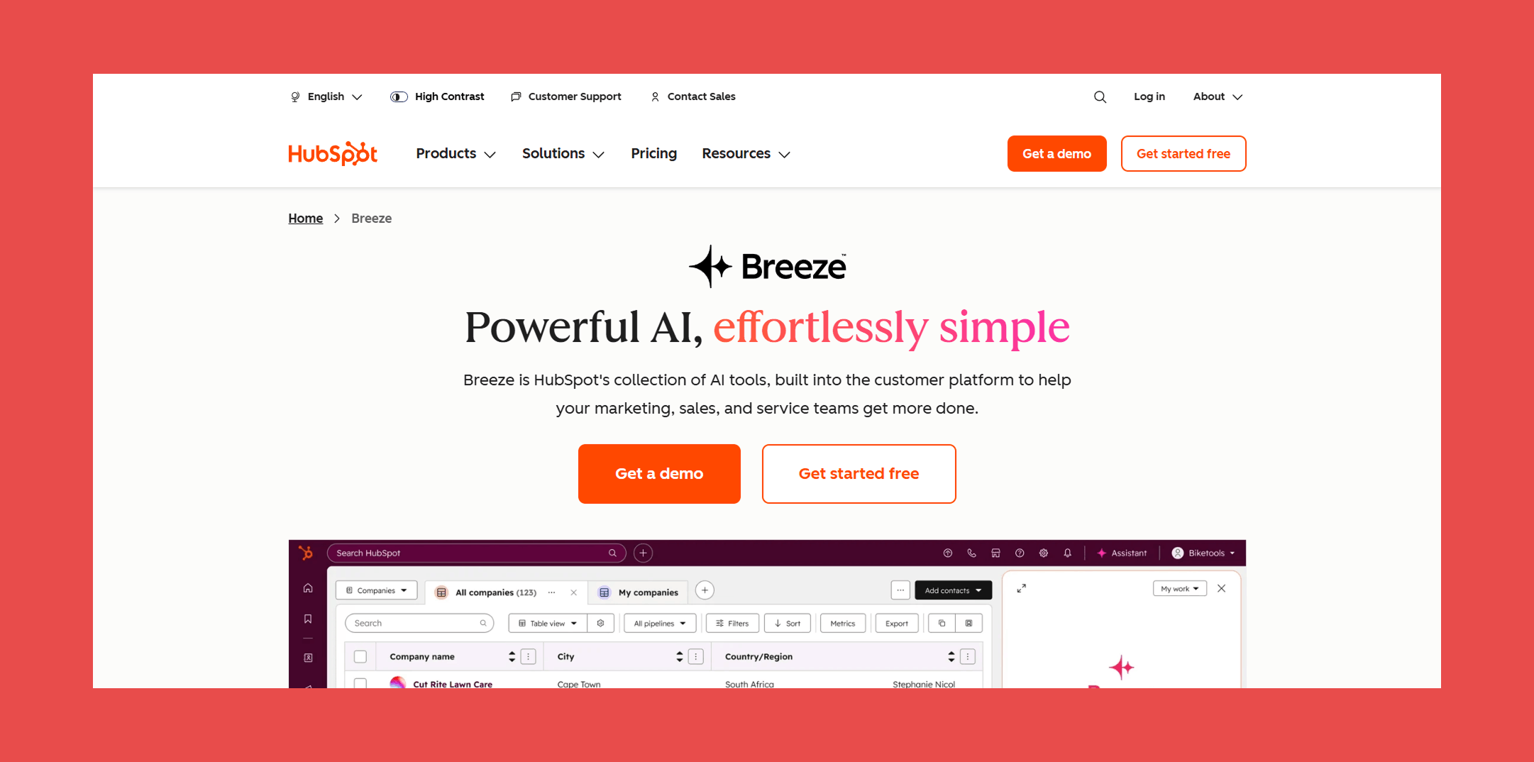 Clearbit (Breeze Intelligence) — Best for HubSpot-native teams