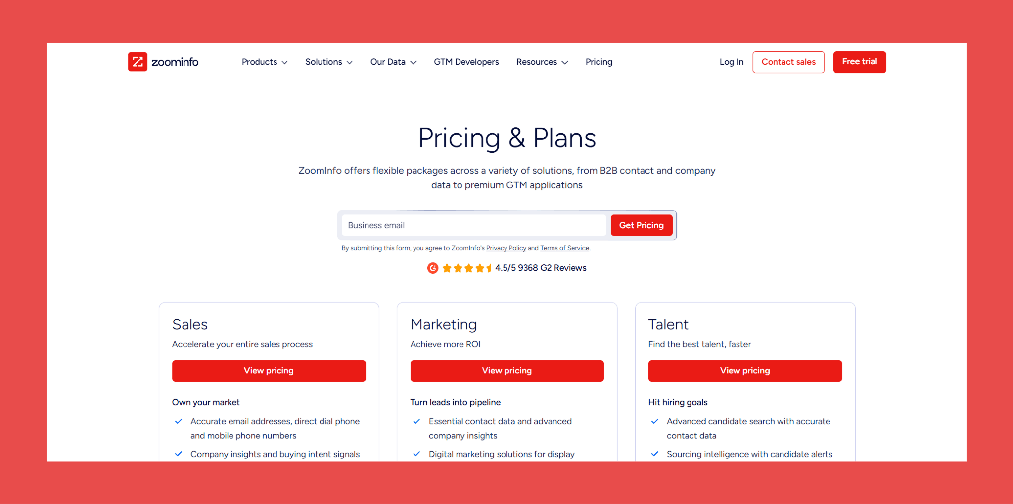 ZoomInfo — Best for Enterprise Depth