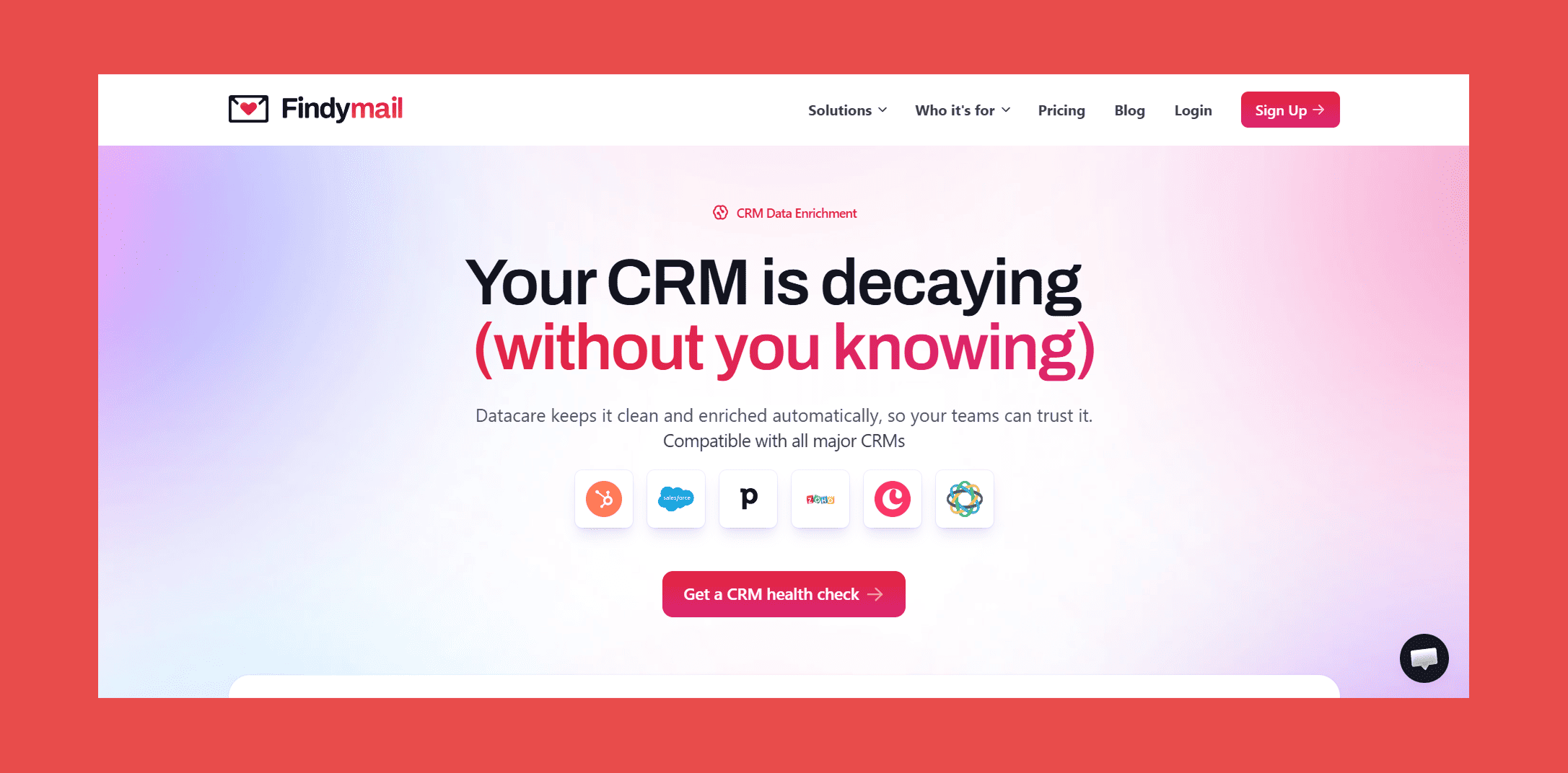 Findymail CRM Datacare