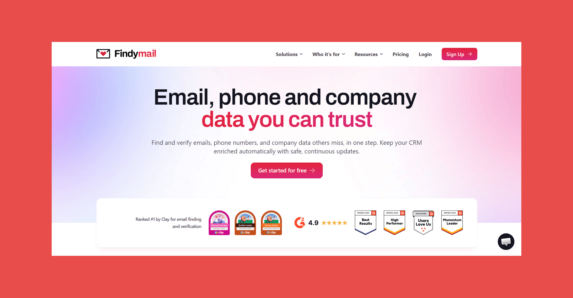 Findymail – The Best UpLead Alternative
