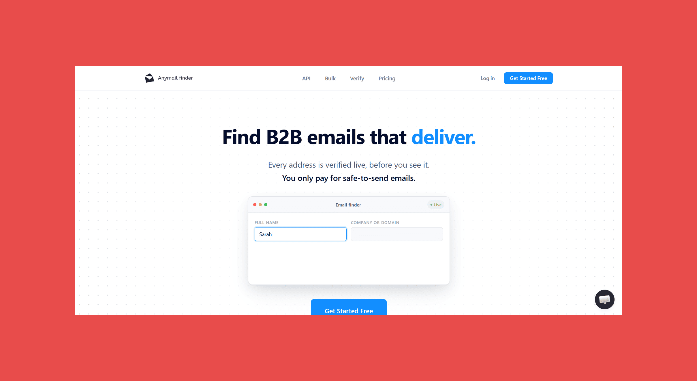 Anymail Finder API