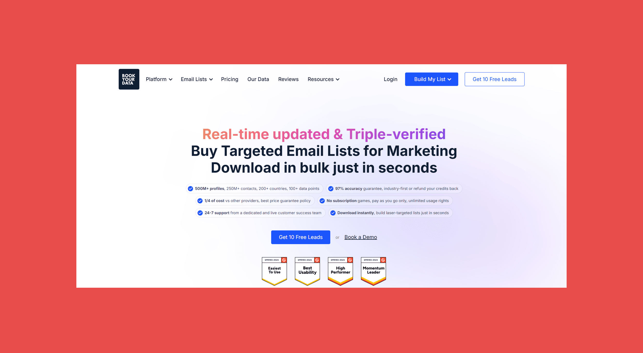 BookYourData