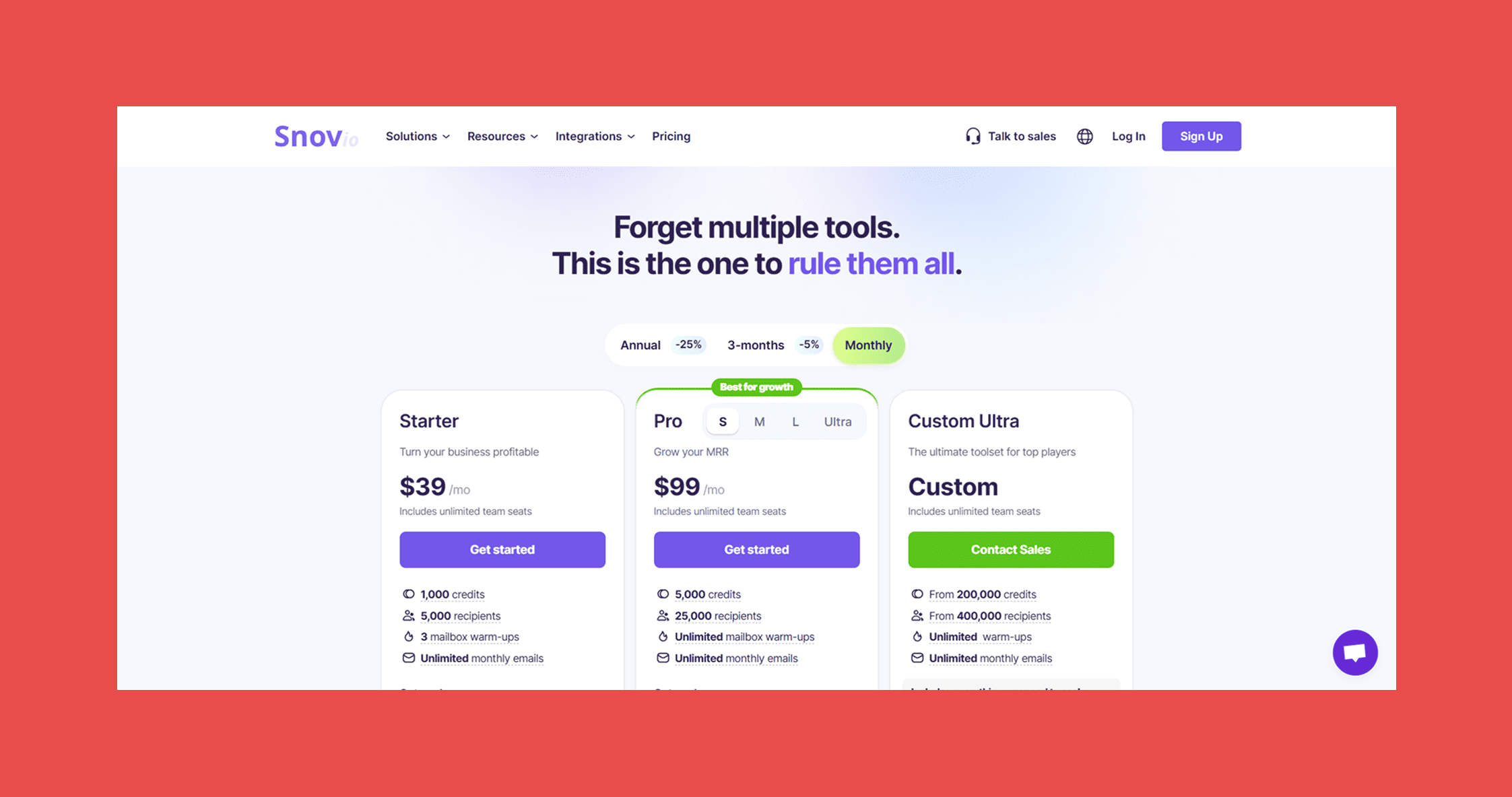 Snov.io Pricing