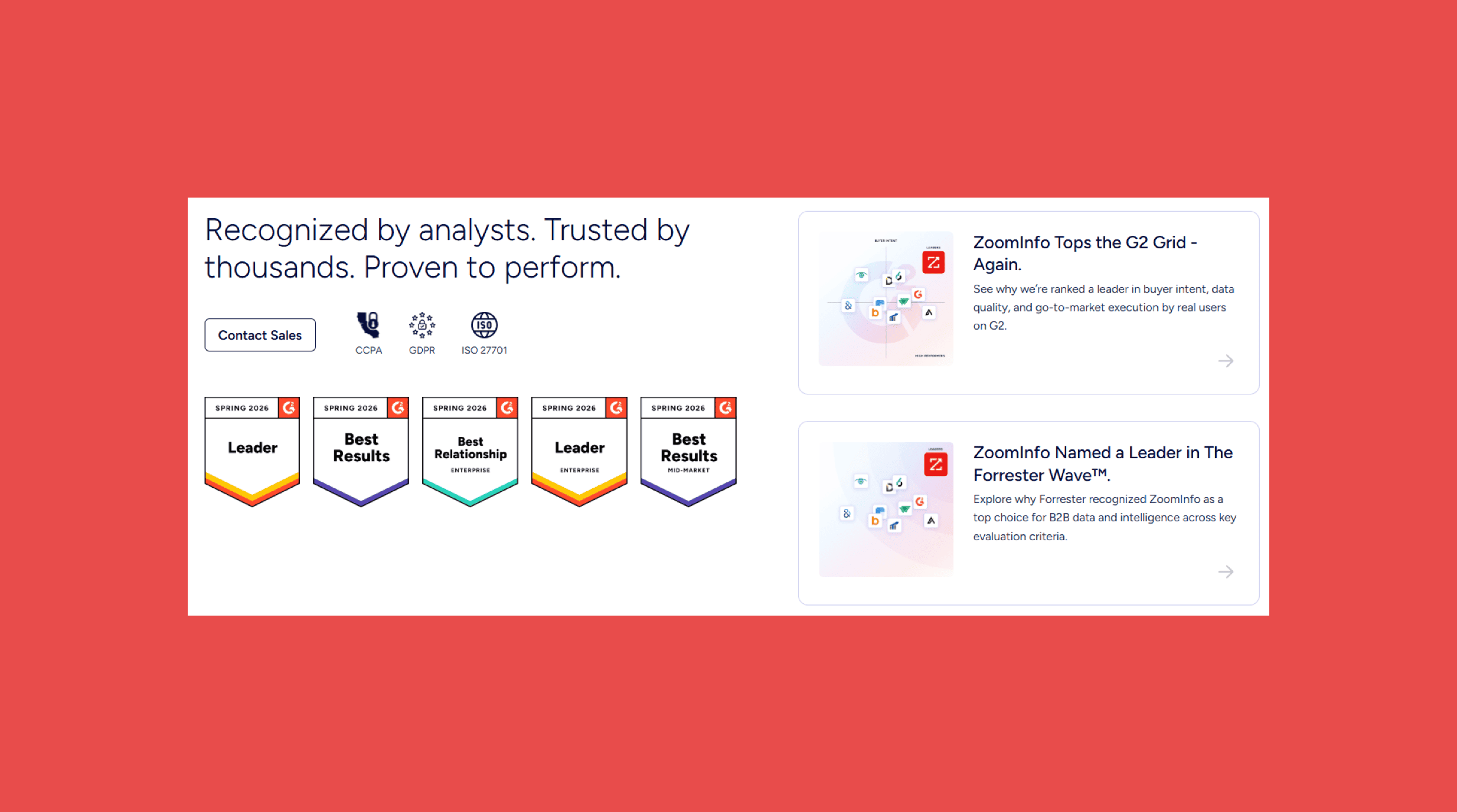 ZoomInfo Ratings
