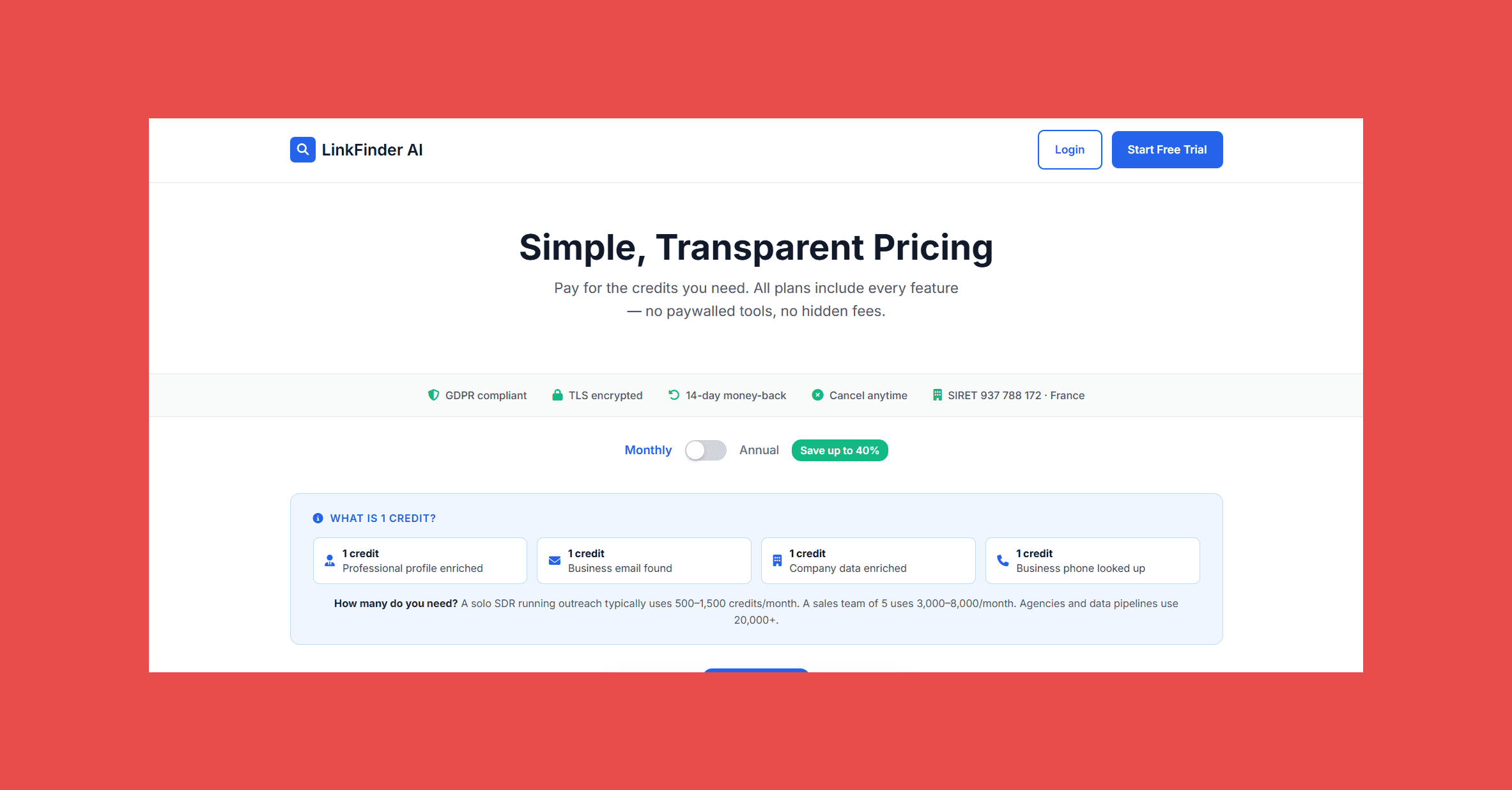 LinkFinder AI – Best B2B Enrichment API
