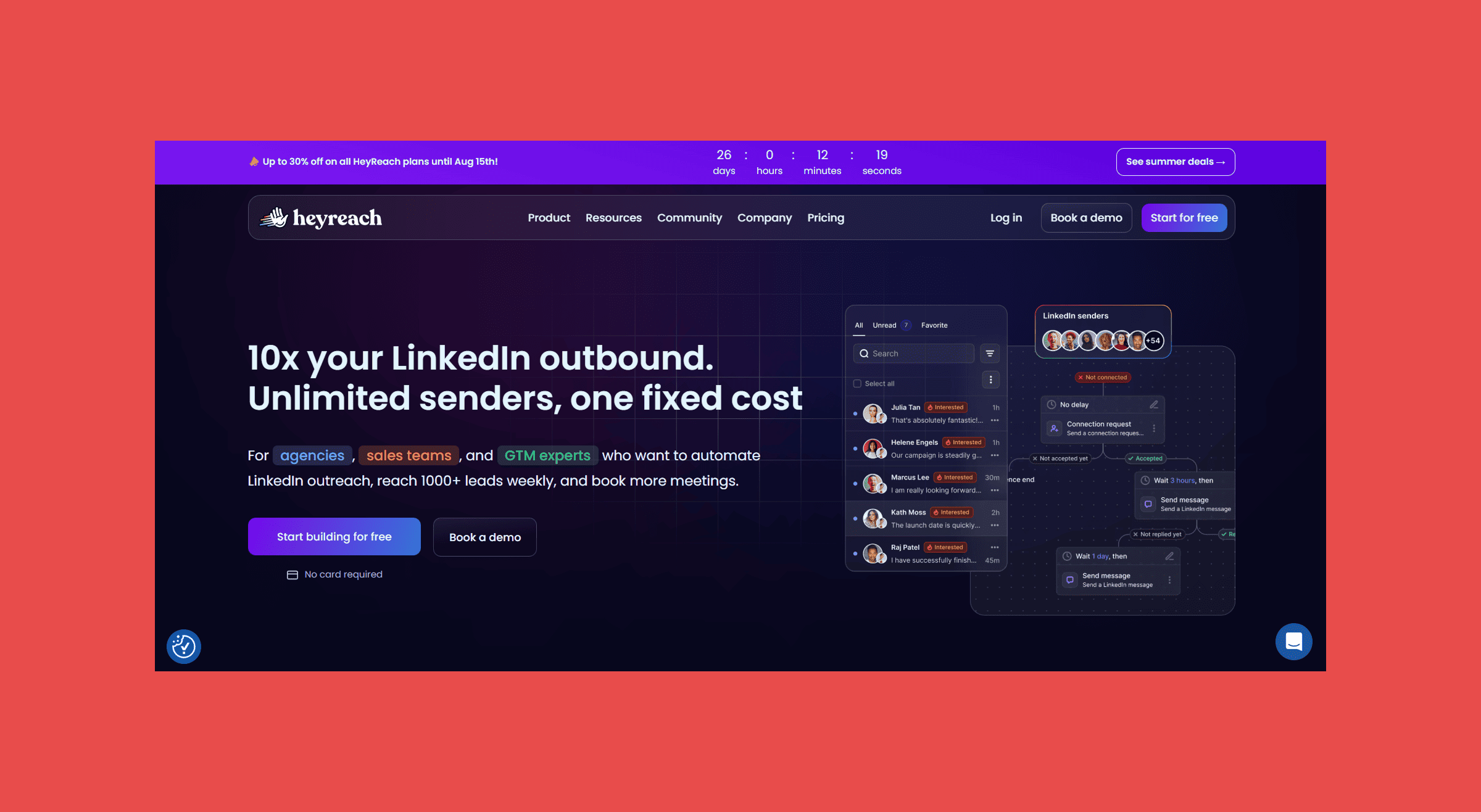 HeyReach: Best for Multi-Account LinkedIn Outreach