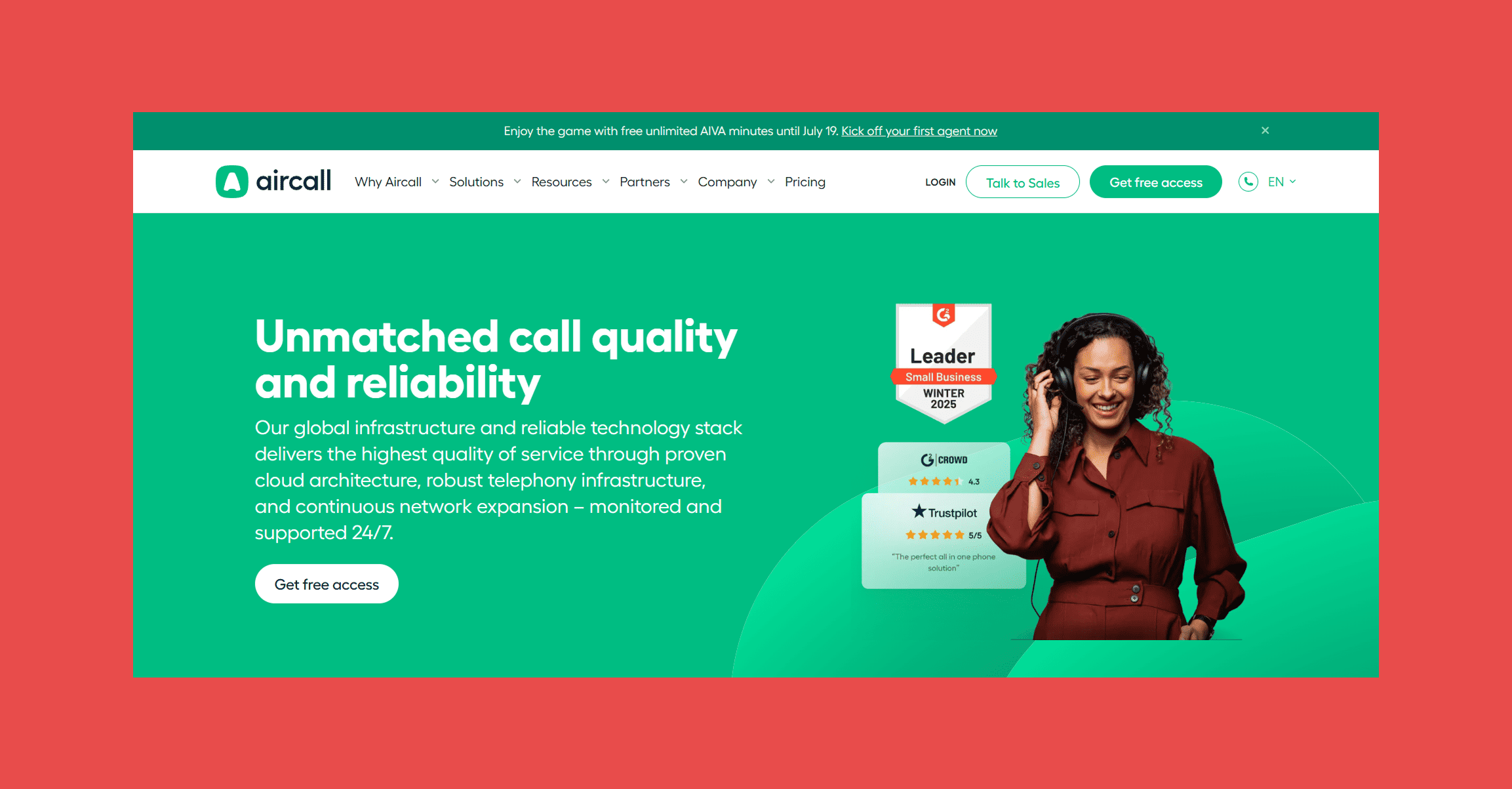Aircall Ratings