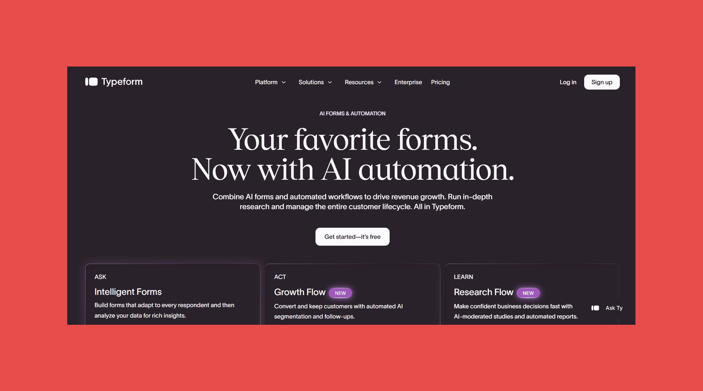 Typeform — Best for Marketing