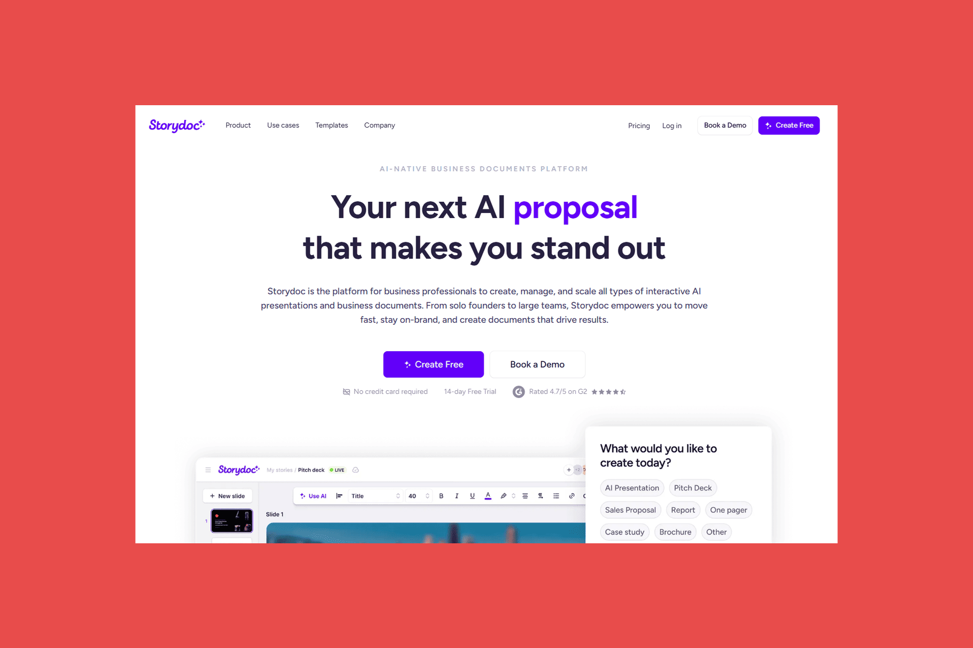 Storydoc — Best for sales teams