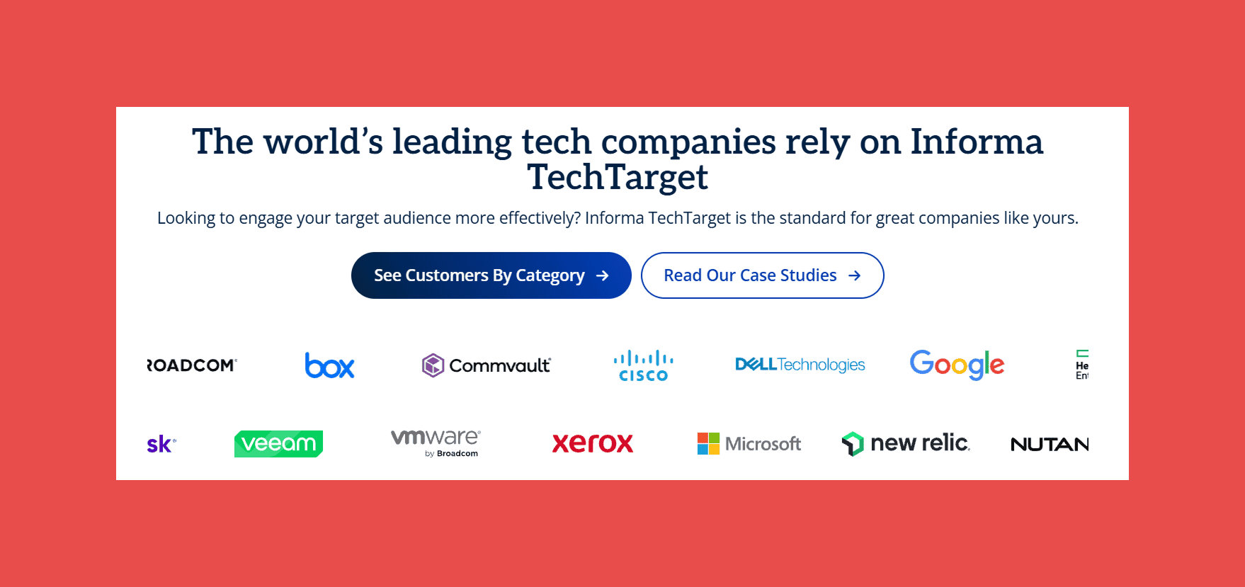 Informa TechTarget Ratings