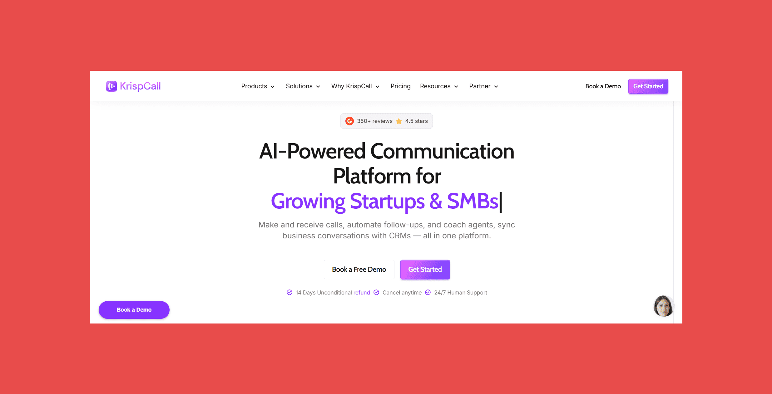 KrispCall — Best for HubSpot-Integrated Cloud Calling with AI Assistance