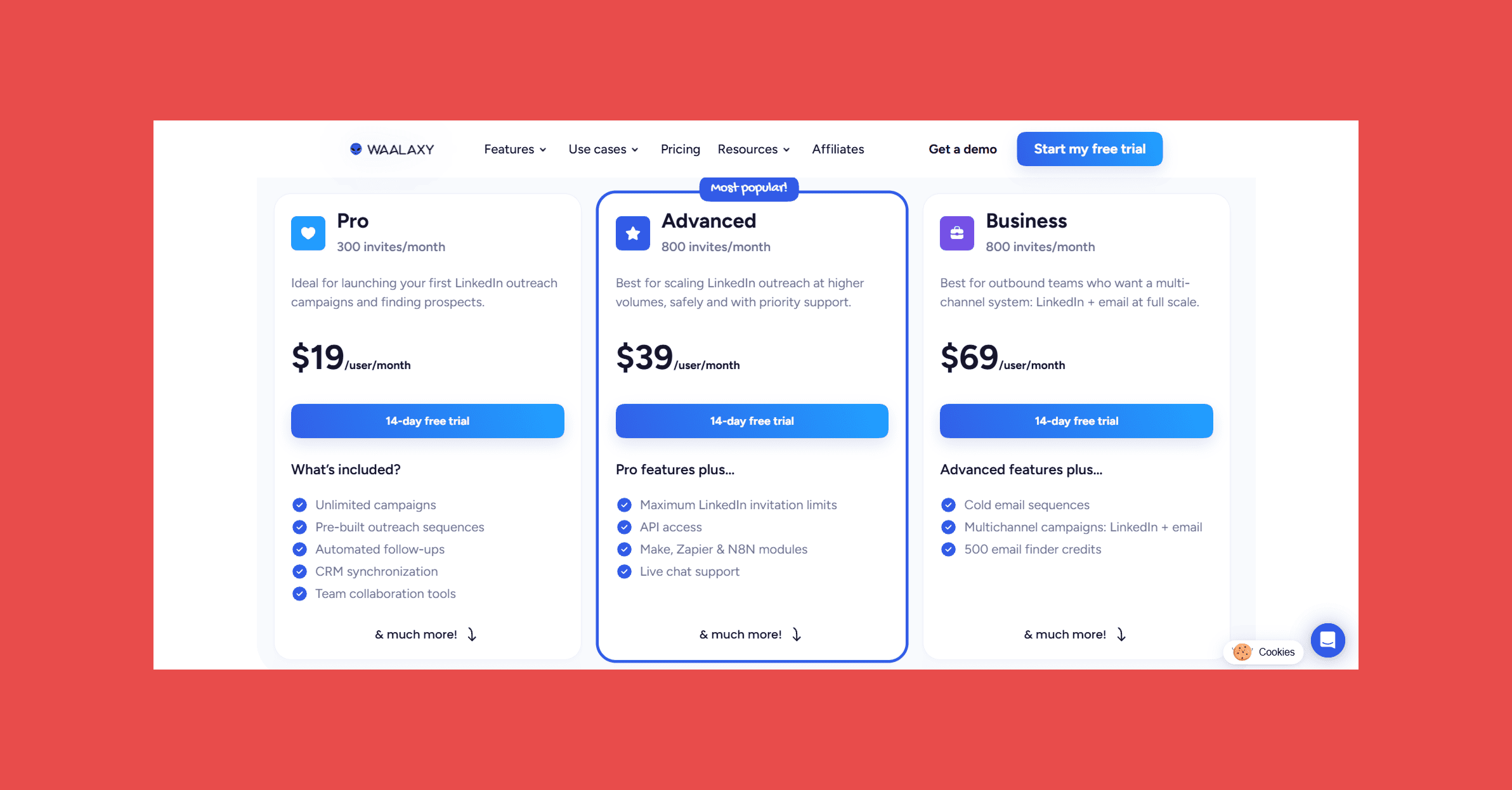 Waalaxy Pricing