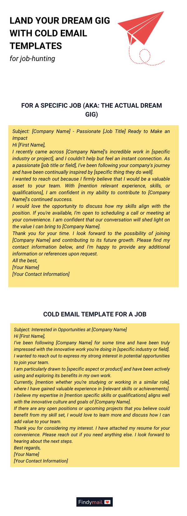 Land Your Dream Gig with the 5 Powerful Cold Email Templates for Job